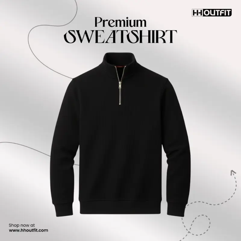PREMIUM SWEATSHIRT BLACK
