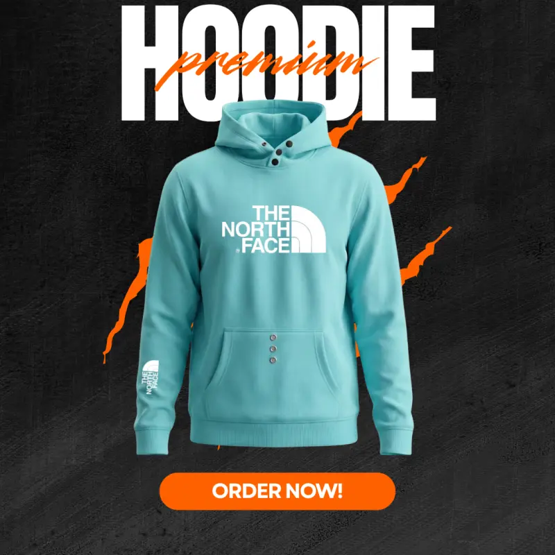MEN'S PREMIUM HOODIE TIFFANY BLUE