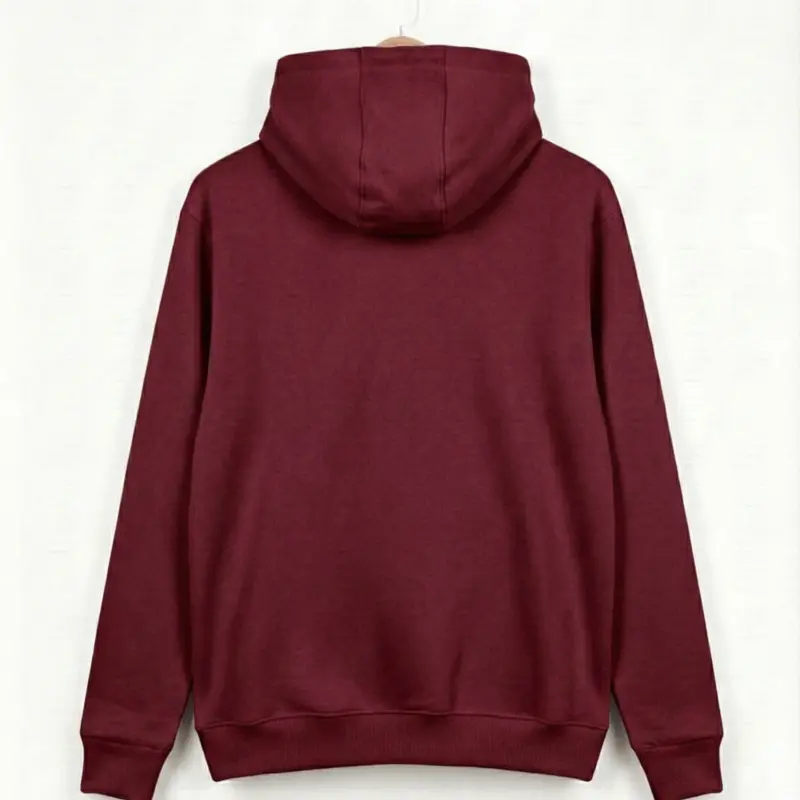 MEN'S PREMIUM HOODIE MEROON SOLID