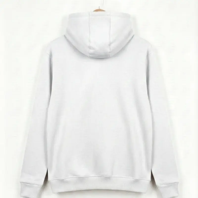 MEN'S PREMIUM HOODIE WHITE SOLID